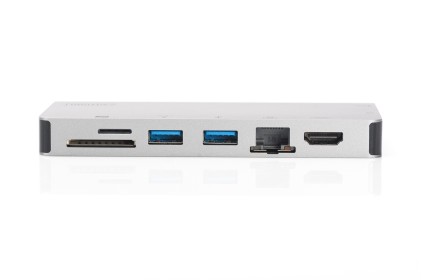 Docking Station 8 Porte Hdmi, Vga, 2Xusb-C, 3Xusb 3.0, Rj45, Lettore Card - Connettore Usb Tipo C