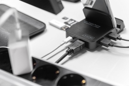 Docking Station Connettore Usb Tipo C Con 7 Porte Per Smartphone