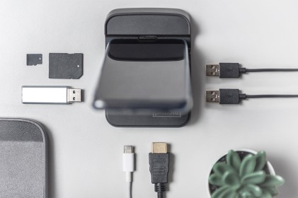 Docking Station Connettore Usb Tipo C Con 7 Porte Per Smartphone