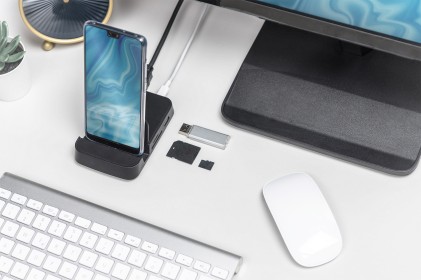 Docking Station Connettore Usb Tipo C Con 7 Porte Per Smartphone