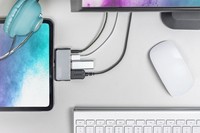 Docking Station Usb-C. 4 Porte Hdmi Usb 3.0 Tipo C E Audio Digitus