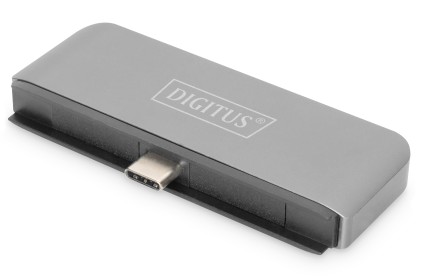Docking Station Digitus Usb-C<Sup>&trade;</Sup> 4 Porte Hdmi, Usb-A, Usb-C Pd, Audio 3,5Mm
