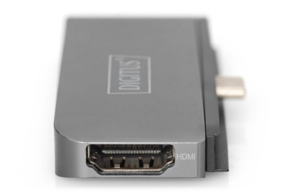 Docking Station Digitus Usb-C<Sup>&trade;</Sup> 4 Porte Hdmi, Usb-A, Usb-C Pd, Audio 3,5Mm