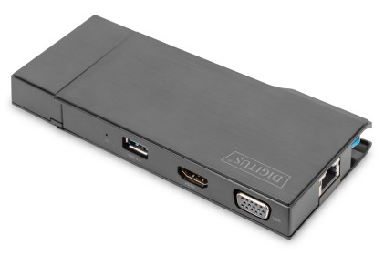 Digitus Docking Station Universale, Usb 3.0, Travel 7 Porte