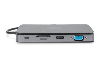 Digitus Docking Station A 11 Porte Usb-C Con Alloggiamento Per Ssd
