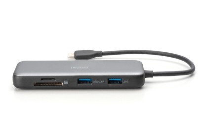 Docking Station Usb-C, 8 Porte 2Xhdmi, 3Xusb3.0, 1Xrj45, 1Xsd, 1Xmicrosd, 1Xusb-Cpd