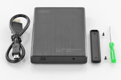 Box Esterno Usb 2.0 Per Hdd/Ssd 2,5" Sata I-Ii