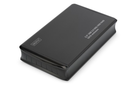 Box Esterno 2,5   Usb 3.0 Ssd/Hdd Raid Sata Con Supporto Jbod, Raid0, Raid1