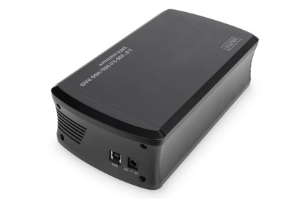 Box Esterno 3,5   Usb 3.0 Ssd/Hdd Raid Sata Con Supporto Jbod, Raid0, Raid1