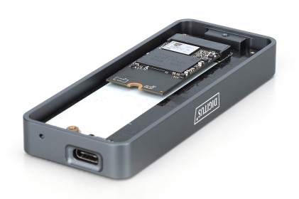 Digitus Alloggiamento Per Disco Rigido Usb M.2, Ssd, Esterno, Nvme , 20Gbps, Usb 3.2 Gen2X2, Alluminio, Incl. Materiale Di Fissaggio