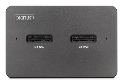 Digitus Docking Station Per Unitа Ssd M.2 Nvme + M.2 Sata Con Lettore Di Schede Sd Express, Usb-C&trade;