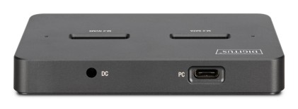 Digitus Docking Station Per Unitа Ssd M.2 Nvme + M.2 Sata Con Lettore Di Schede Sd Express, Usb-C&trade;