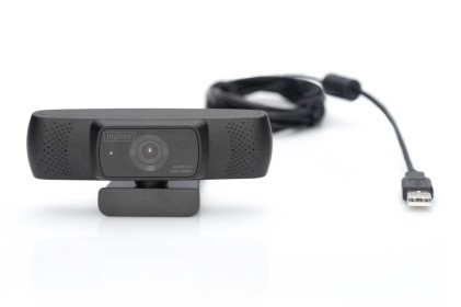 Digitus Webcam Full Hd 1080P Con Autofocus E Grandangolo