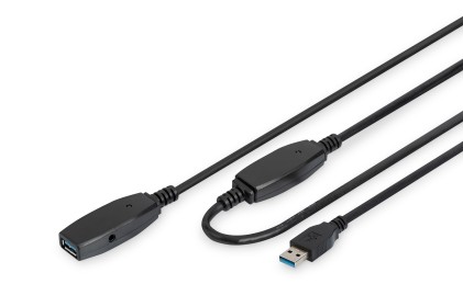 Cavo Di Prolunga Usb 3.0 Attivo 20 Metri Digitus
