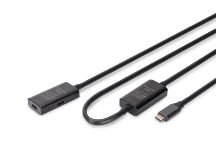 Cavo Di Prolunga Attivo Usb 3.2 Gen1 5G, Usb-C - Usb-C, 10 Mt