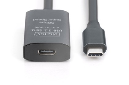 Cavo Di Prolunga Attivo Usb 3.2 Gen1 5G, Usb-C - Usb-C, 10 Mt