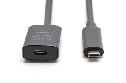Digitus Cavo Di Prolunga Attivo Usb 3.2 Gen2 10G, Usb-C - Usb-C, 5 M