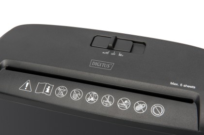 Distruggidocumenti 5 Fogli A4 Taglio 7Mm