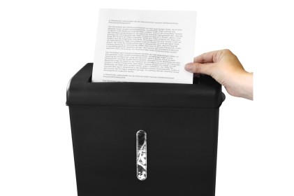 Distruggidocumenti 7 Fogli Taglio 4X45 Mm Capacita  15 Lt Con Slot Per Cd E Carte Di Credito Digitus