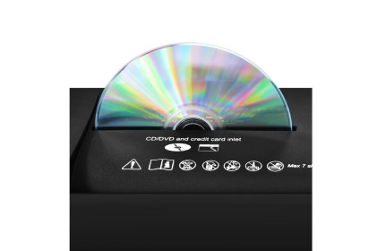 Distruggidocumenti 7 Fogli Taglio 4X45 Mm Capacita  15 Lt Con Slot Per Cd E Carte Di Credito Digitus