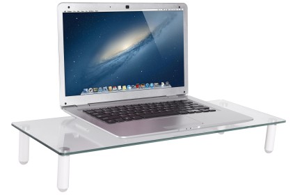 Tavolino Universale Per Monitor In Vetro