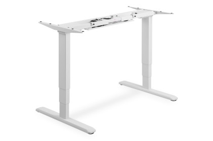 Supporto Tavolo Alzo Elettrico 63-125 Cm Bianco