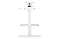 Supporto Tavolo Alzo Elettrico 63-125 Cm Bianco