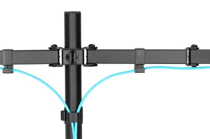Staffa Tv/Monitor Da Tavolo Morsa Dimensioni Da 13 A 32 2 Monitor