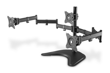 Supporto Universale Per Tre Monitor Con Basamento