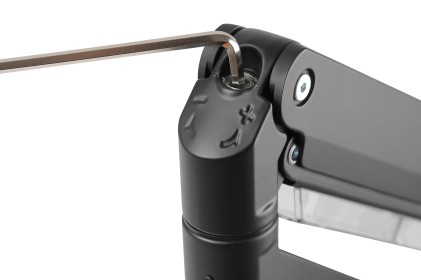 Digitus Porta Monitor Universale Singolo Con Molla A Gas E Montaggio A Incastro