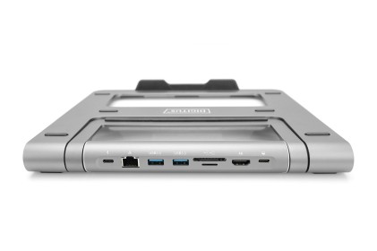 Digitus Supporto Variabile Per Notebook Con Docking Station Usb-C™ Pop-Out A 7 Porte