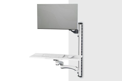 Supporto Da Muro Per Posto Di Lavoro (Monitor, Tastiera, Mouse)