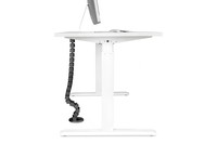 Passacavo Flessibile Lunghezza Adattabile Lungh. 130 X Largh. 6,7 X Prof. 3,5 Cm Colore Nero Digitus