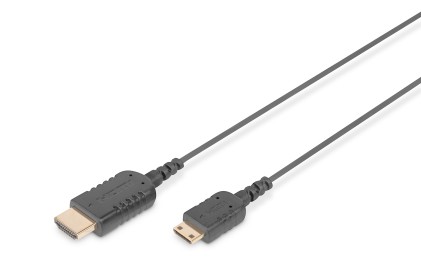 Digitus Cavo Di Collegamento Hdmi High Speed, Tipo C- A, Altamente Flessibile Mt 2