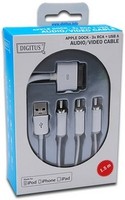 Cavo Per Mac 30 Poli/3 Rca A/V + Usb