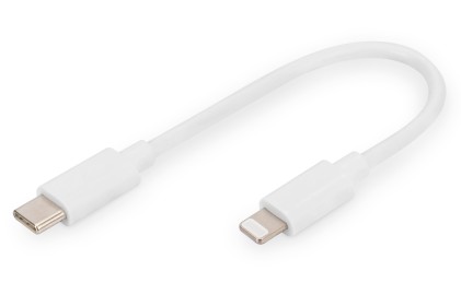 Digitus Adattatore Da Lightning A Cavo Dati/Di Ricarica Usb - C, Certificato Mfi