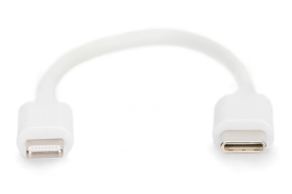 Digitus Adattatore Da Lightning A Cavo Dati/Di Ricarica Usb - C, Certificato Mfi