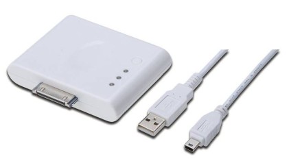 Adattatore Batteria Apple Dock/Maschio + Usb Tipo A/Femmina + Mini Usb B/Femmina