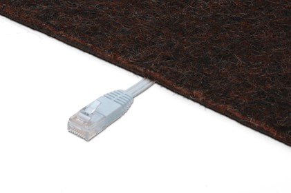 Cavo Rete Piatto Utp Cat. 5E Non Schermato - Lunghezza Mt. 3 - Colore Bianco