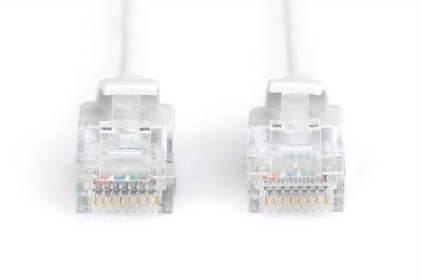 Cavo Rete Categoria 6 Non Schermato Utp Lszh Slim Colore Grigio Mt 3