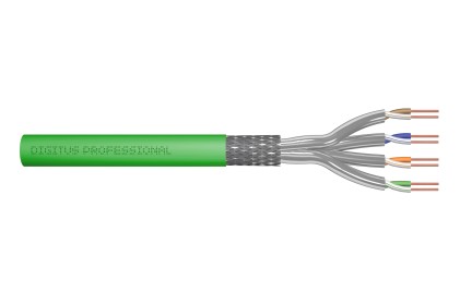 Digitus Cavo Di Installazione Cat 8.Ii S/Ftp, 100 M, Simplex, Dca