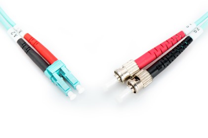 Cavo Fibra Ottica Duplex Om3 50/125 Lc-St Mt. 1