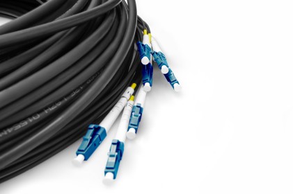 Cavo Breakout Universale In Fibra Ottica Dotato Di Terminali, Multimode Os2, 8 Fibre, Lc/Upc - Lc/Upc   30 Mt. Colore Nero