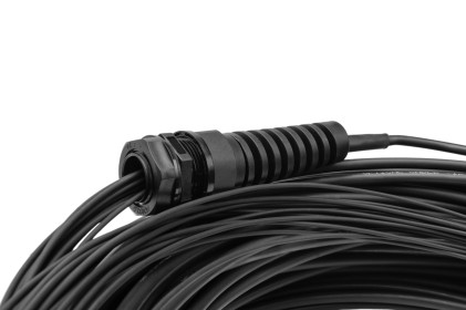 Cavo Breakout Universale In Fibra Ottica Dotato Di Terminali, Multimode Os2, 8 Fibre, Lc/Upc - Lc/Upc   30 Mt. Colore Nero