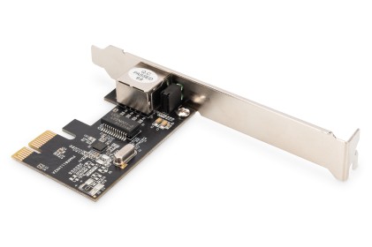 Scheda Di Rete Pci-Express Gigabit Ethernet Digitus Con Staffa Low Profile