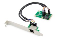 Gigabit Ethernet Mini Pci Express Card Single Lane, Low Profile Bracket, Realtek Chipset