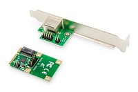 Gigabit Ethernet Mini Pci Express Card Single Lane, Low Profile Bracket, Realtek Chipset