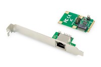 Gigabit Ethernet Mini Pci Express Card Single Lane, Low Profile Bracket, Realtek Chipset