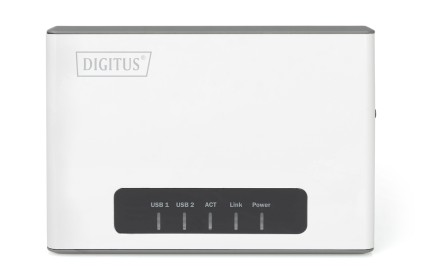 Server Multifunzione Rete Wireless Digitus Usb 2.0 A 2 Porte, 300 Mbps