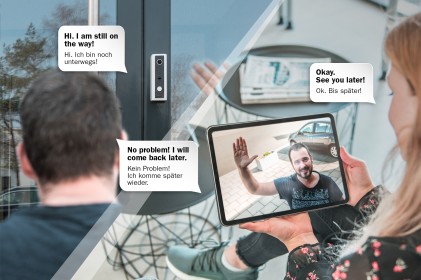 Telecamera Smart Full Hd Per Campanello Con Rilevatore Di Movimento Pir, A Batteria + Comando Vocale Digitus